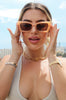 Retro Sunglasses in Orange/Champagne. Scarlette The Label, an online fashion boutique for women.