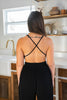 Cherie Cowl Neck Pant Set in Black. Scarlette The Label, an online fashion boutique for women.