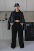 Classic High Waisted Trousers in Black, Scarlette The Label, an online fashion boutique for women.