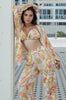 Load image into Gallery viewer, &#39;Cape Cod&#39; 3 Piece Traingle Top and Wide Leg Pant Set in Paisley / Multi Print. Scarlette The Label, an online fashion boutique for women.