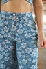 Load image into Gallery viewer, &#39;Skye&#39; Floral Print Double Breasted Top and Flare Jeans in Denim, Scarlette The Label Online Fashion Boutique for Women