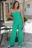 Load image into Gallery viewer, &#39;Jade&#39; Ribbed Vacation Pant Set in Emerald Green