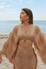 Load image into Gallery viewer, &#39;Paloma&#39; Feathered Thread Resort Flare Set in Tan