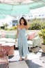 Load image into Gallery viewer, Satin / Silk Slip Maxi Slip Dress in Dusty Blue for Scarlette The Label, an online fashion boutique for women. Staycation Collection SS 2021