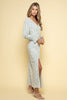Celeste Slitted Long Sleeve Maxi Dress in Color Sage from Scarlette The Label, an online fashion boutique for women.