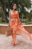 Load image into Gallery viewer, Orange and Yellow Cut Out Palms Vacation Maxi, Scarlette The Label, an online fashion boutique for women.