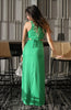 Load image into Gallery viewer, Cut Out Tie Maxi Dress in Kelly Green w/ Double Slits, Scarlette The Label, an online fashion boutique for women.