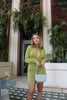 Load image into Gallery viewer, Viral Long Sleeve Buttoned Mini Dress in Green. As seen on Pinterest and Instagram. Scarlette The Label, an online fashion boutique for women.