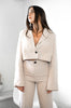 Load image into Gallery viewer, Single Breasted Cropped Blazer Pant Set in Beige. Scarlette The Label, an online fashion boutique and label for women.