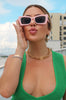 'Oceane' Retro Sunglasses in Baby Pink, Scarlette The Label