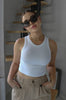 Load image into Gallery viewer, Ribbed Muscle Tank Top in White. Scarlette The Label, an online fashion boutique for women.